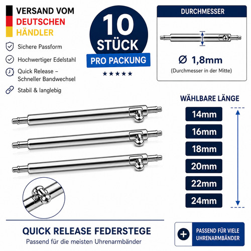 Federstege edelstahl - federstege,