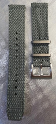 Uhrenarmband aus nylon canvas - aus,