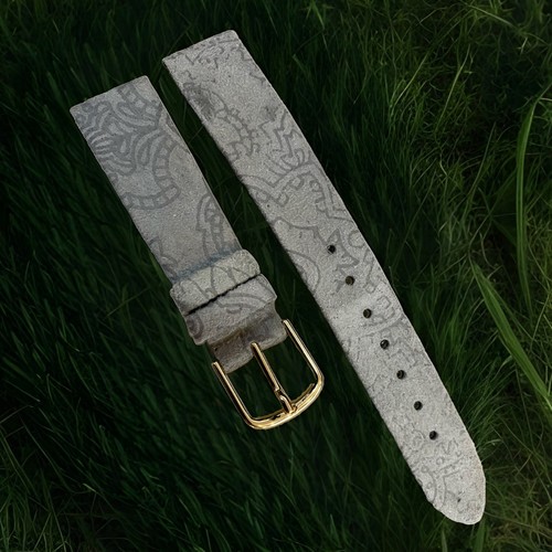 Grau uhrenarmband - 16, mm