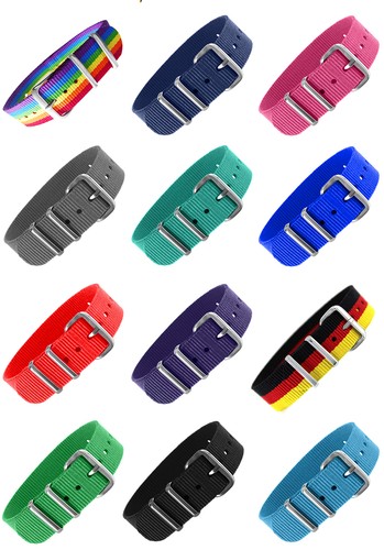 Uhrenarmband nylon - uhrenarmband, mm