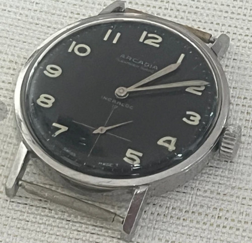 Vintage arcadia schweizer uhr - vintage,