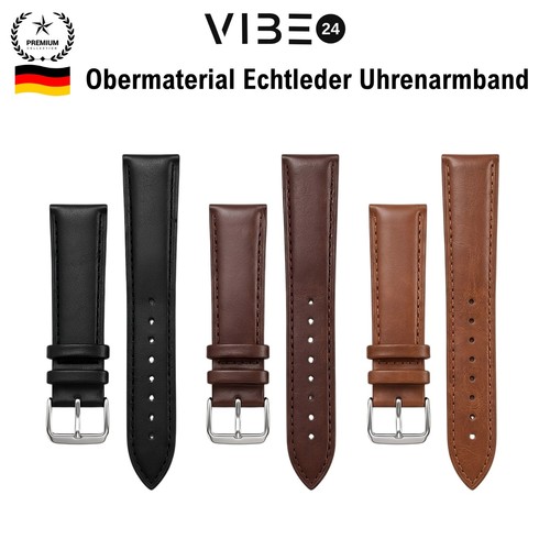 Echtleder uhrenarmband 20 - echtleder,