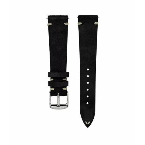 Uhrenarmband leder schwarz - uhrenarmband, in