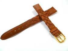 14 mm BRAUN GEFLOCHTEN LEDER