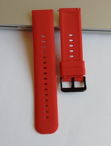 Silikon uhrenarmband rot - silikon, 20