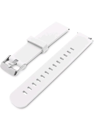 Silikon uhrenarmband weiß - silikon, 16