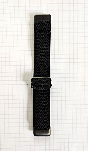 Schwarzes nylon uhrenarmband - schwarzes, nylon-uhrenarmband