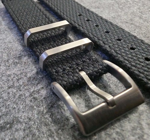 Uhrenarmband aus nylon canvas - nylon,