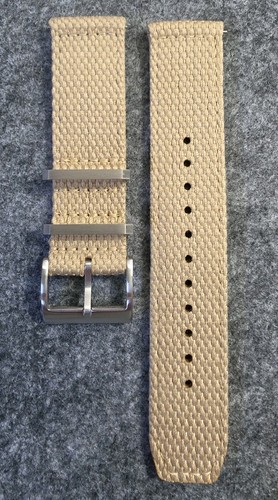 Uhrenarmband aus nylon canvas - aus,