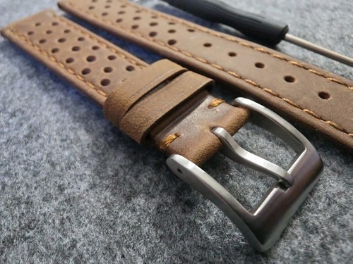 Leder uhrenarmband edelstahl - uhrenarmband,